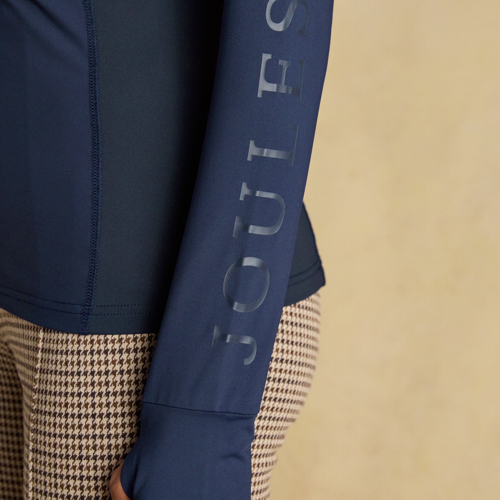 Joules Long Sleeve Jersey Base Layer Top in Navy