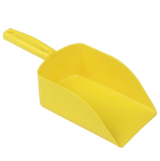 Large Plastic Feed Scoop Yellow 1