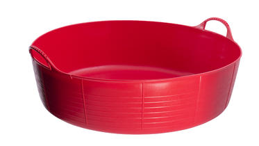 Tubtrug 35L Large Shallow Flexible Bucket Red