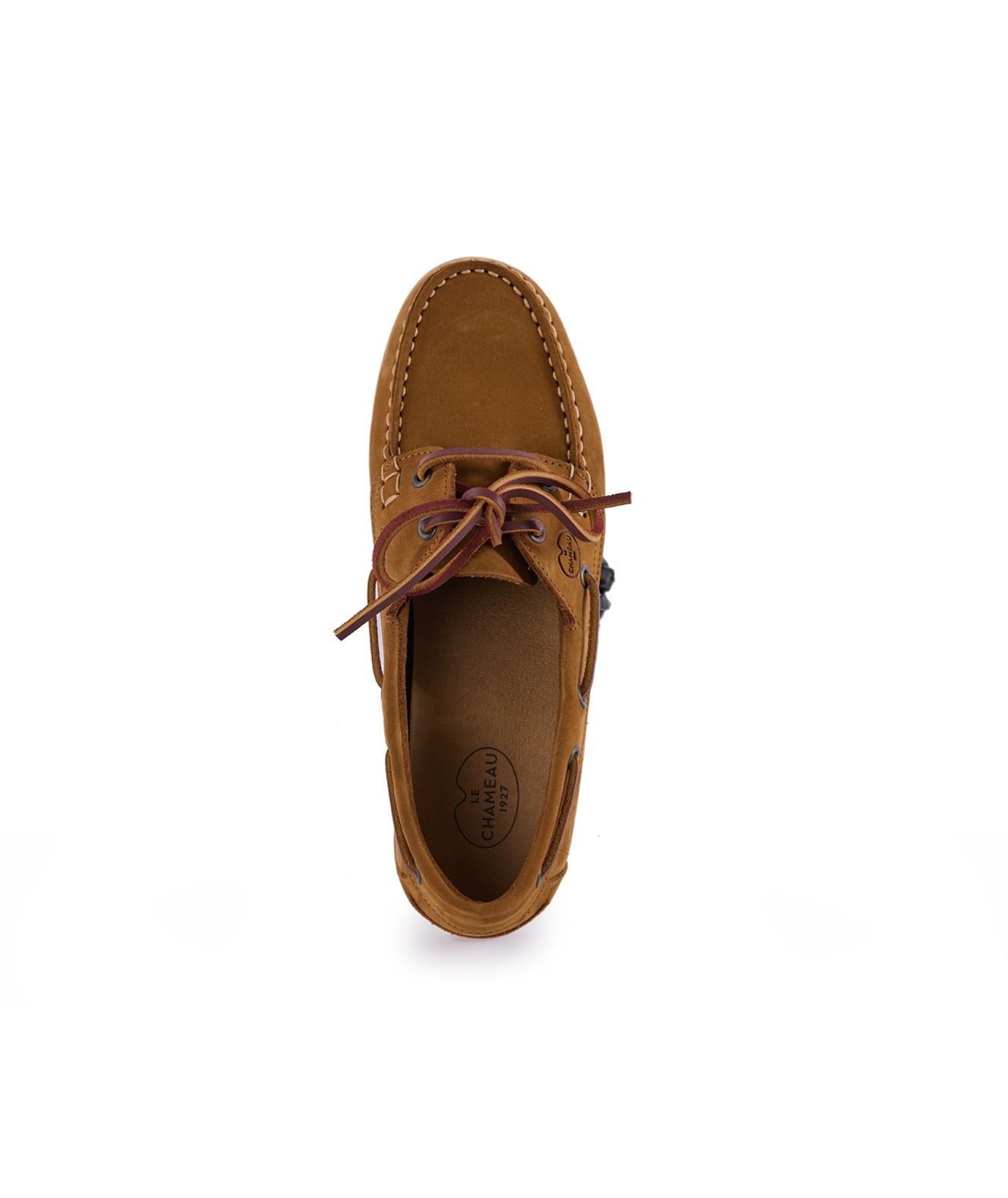 Le Chameau Galion Femme Nubuck Deck Shoe Tan 4