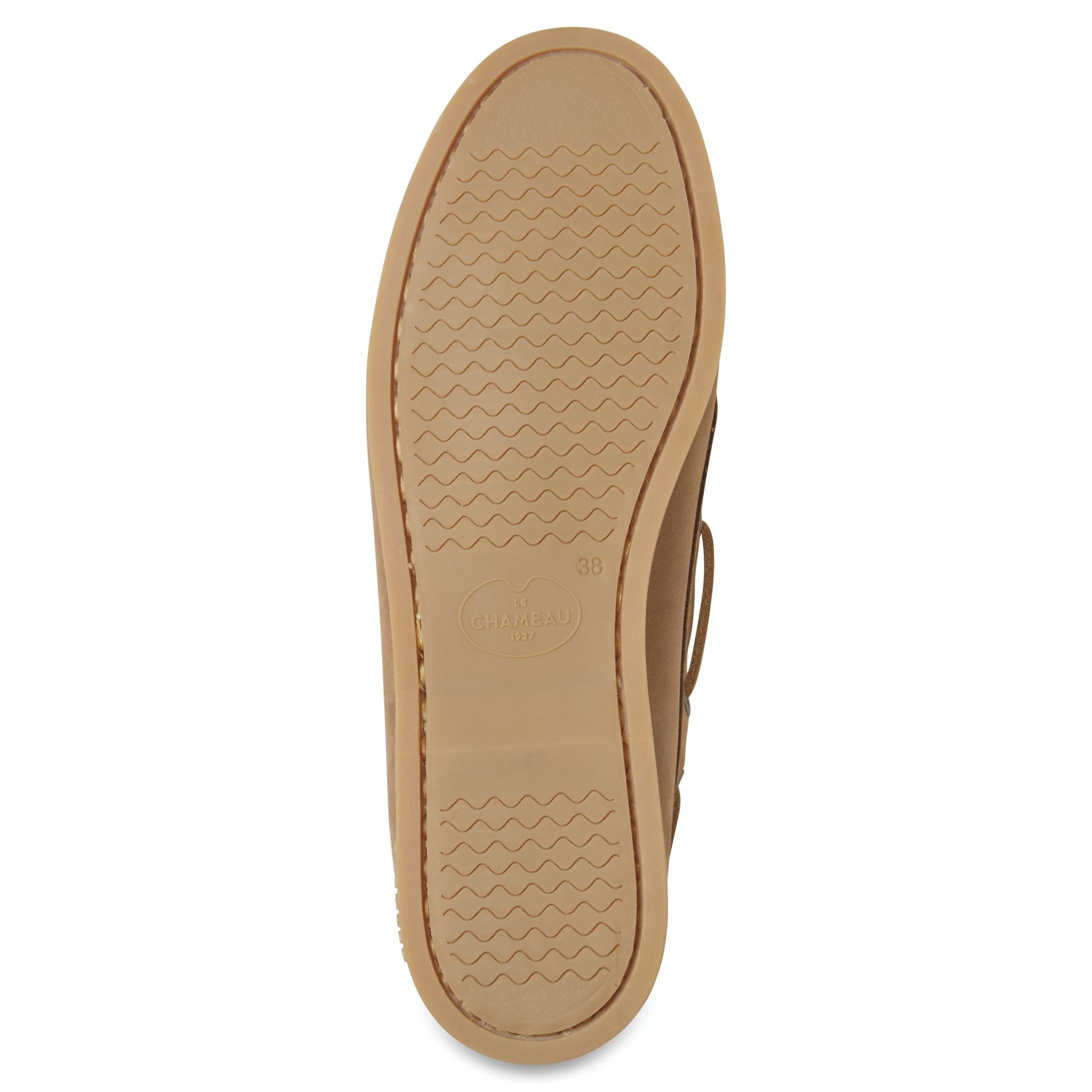 Le Chameau Galion Femme Nubuck Deck Shoe Walnut 3