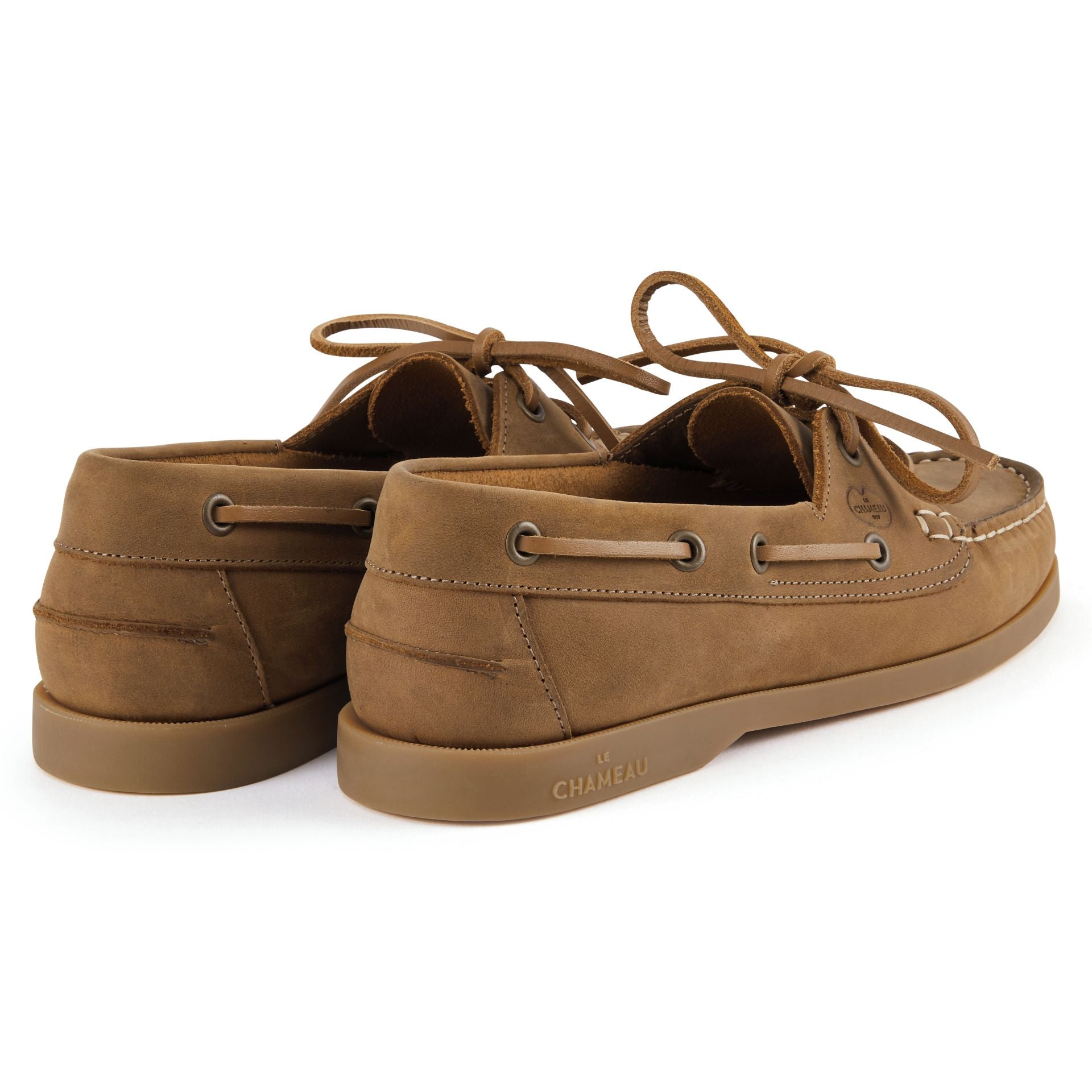 Le Chameau Galion Femme Nubuck Deck Shoe Walnut 4