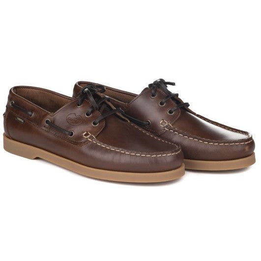 Le Chameau Galion Homme Leather Deck Shoe Marron 1