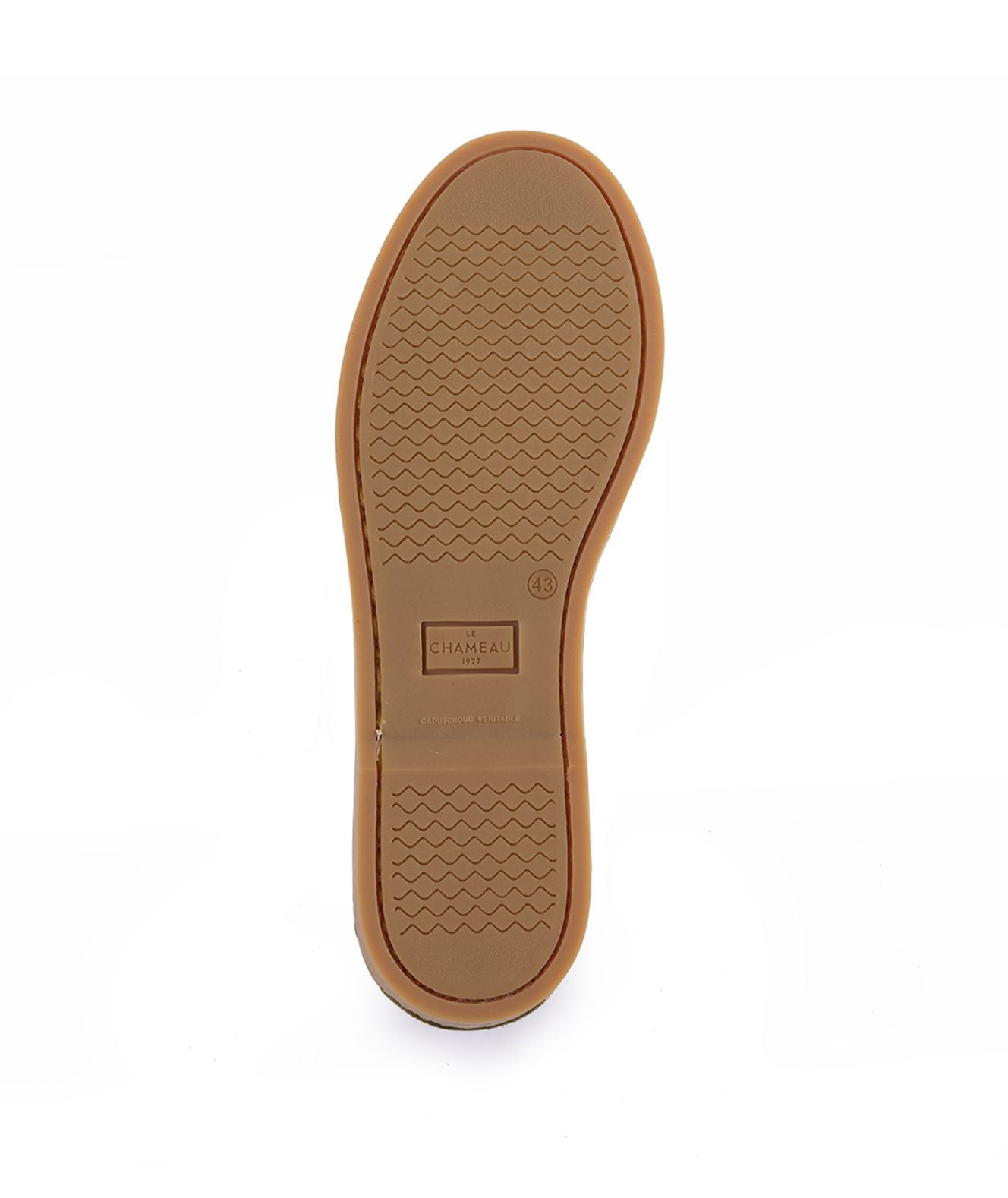 Le Chameau Galion Homme Nubuck Deck Shoe Vert Chameau 3