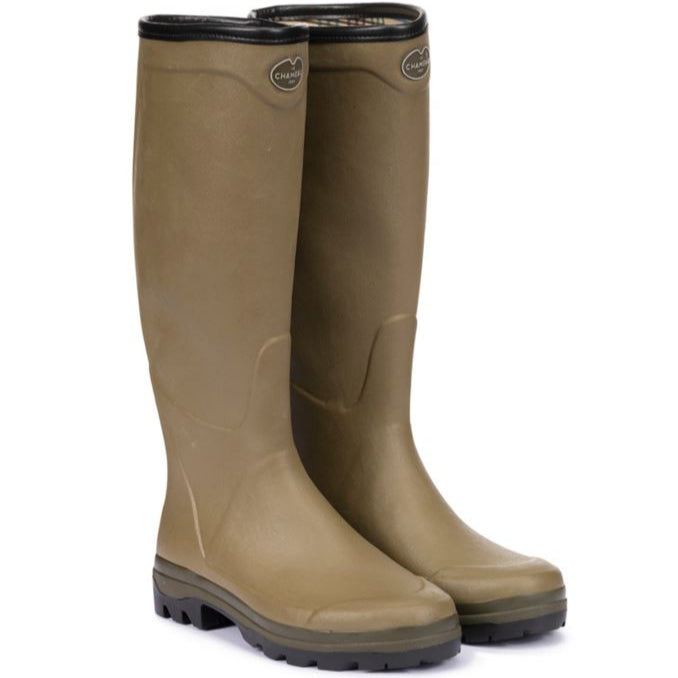 Le Chameau Men's Country Cross Jersey Boots Vert Vierzon