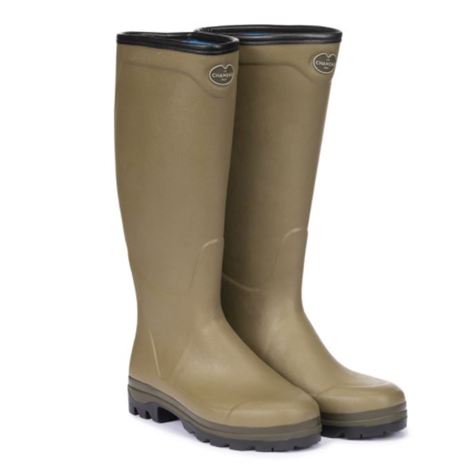 Le Chameau Men's Country Cross Neoprene Boots Vert Vierzon