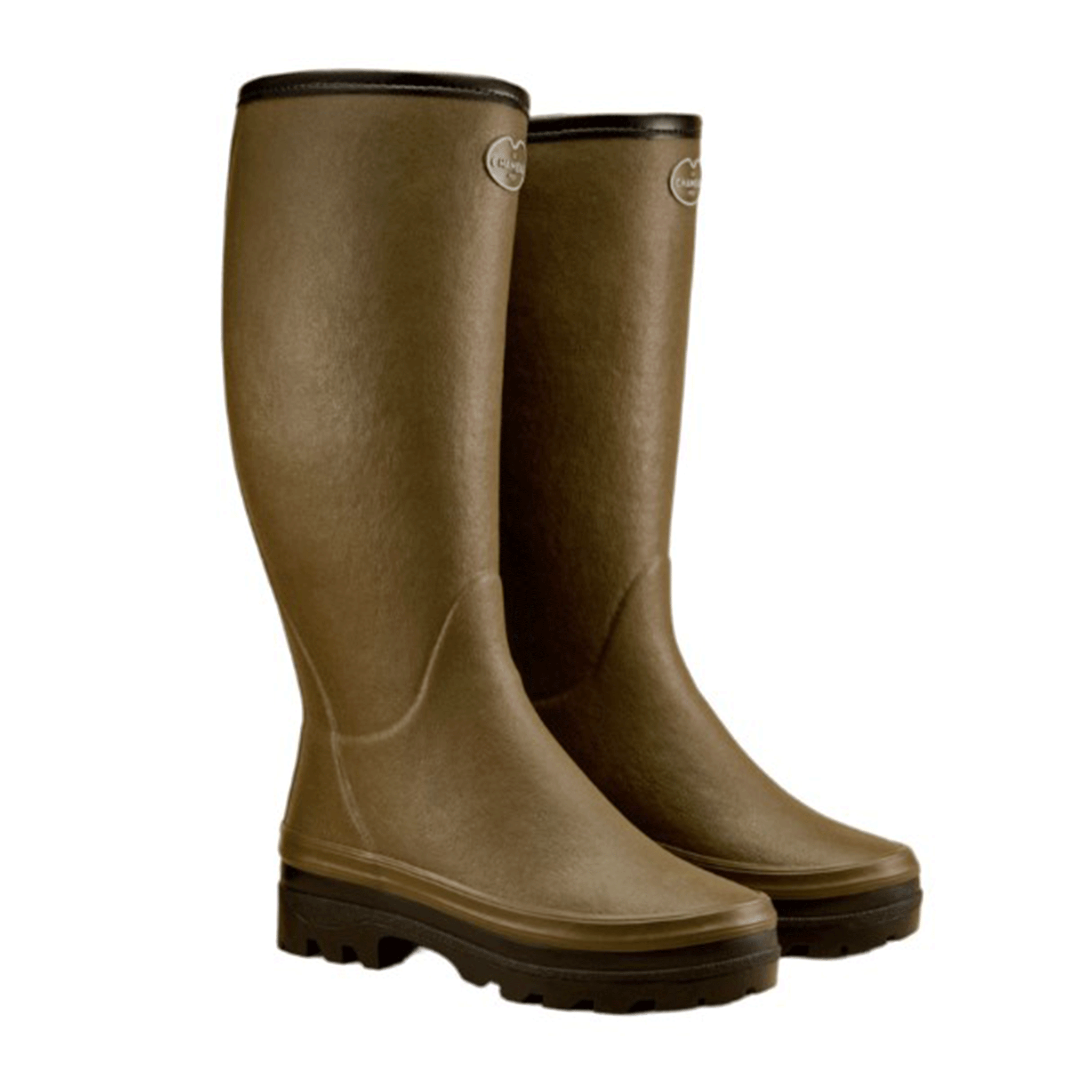Le Chameau Women's Giverny Wool Lined Boots Vert Chameau
