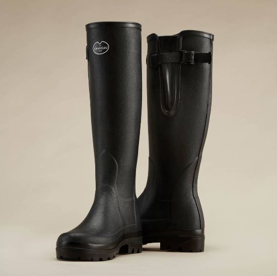 Le Chameau Women's Vierzonord Neoprene Lined Boot Black 5