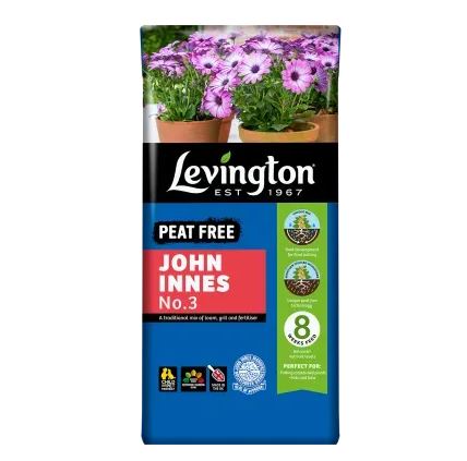 Levington John Innes Peat Free Potting No.3 Compost 25L 1a