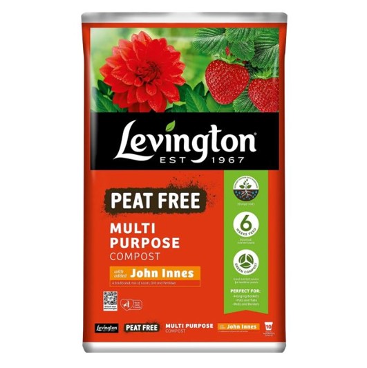 Levington Multi Purpose Peat Free Compost with added John Innes 50L 1