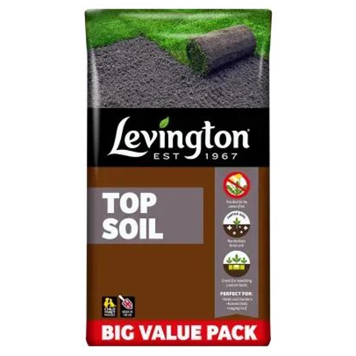 Levington Peat Free Top Soil 30L