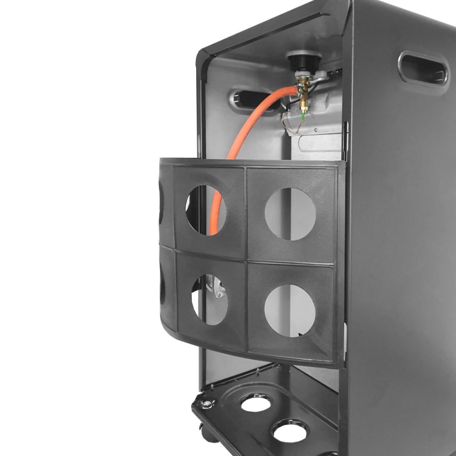 Lifestyle Black Catalytic Indoor Heater 3Kw 2