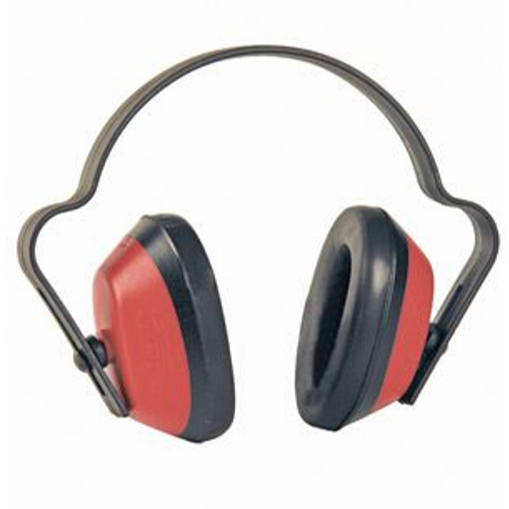 MG Safety Economuff Red-Black Ear Muffs