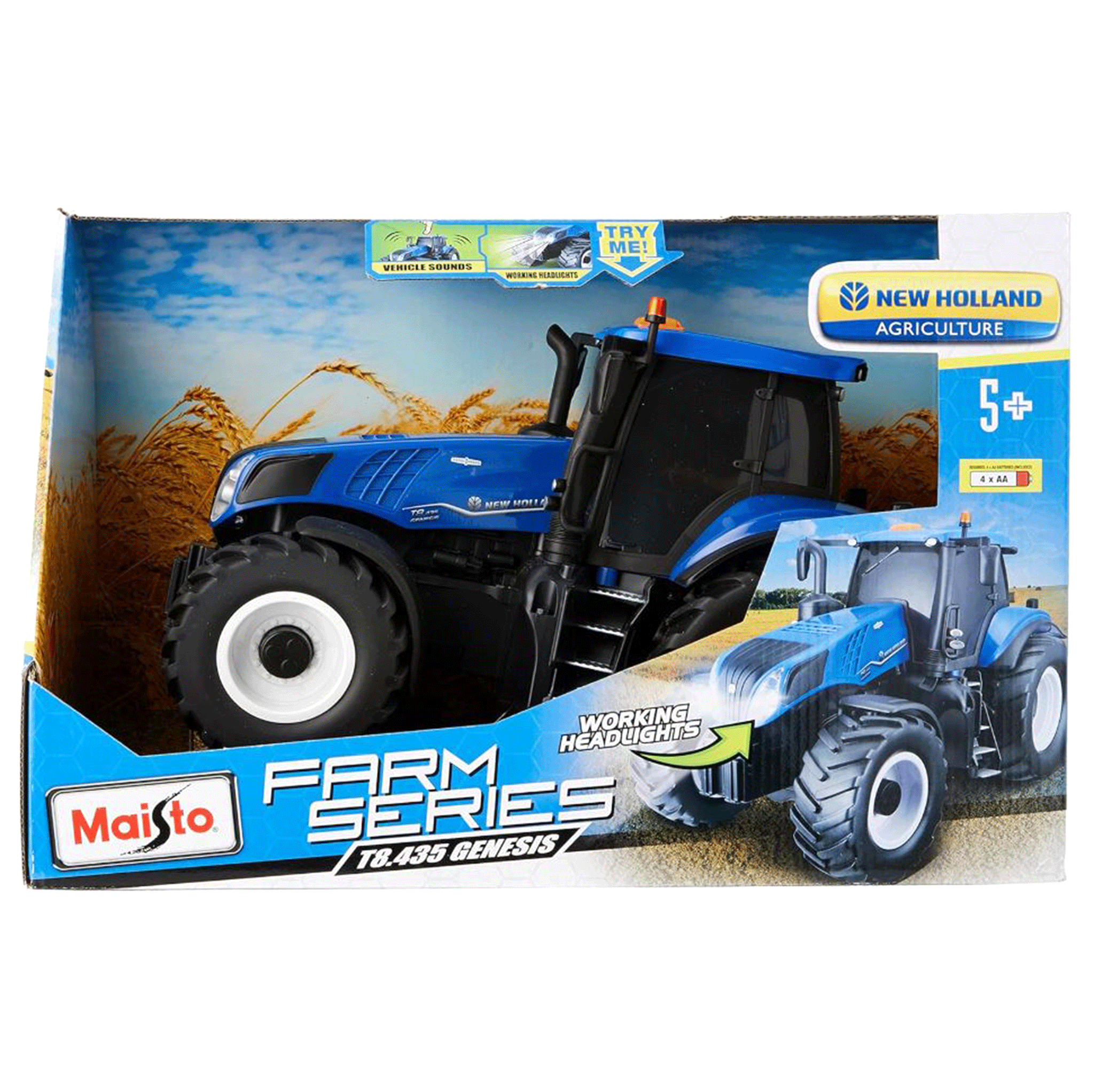 Maisto New Holland T8.435 Tractor with Light & Sound