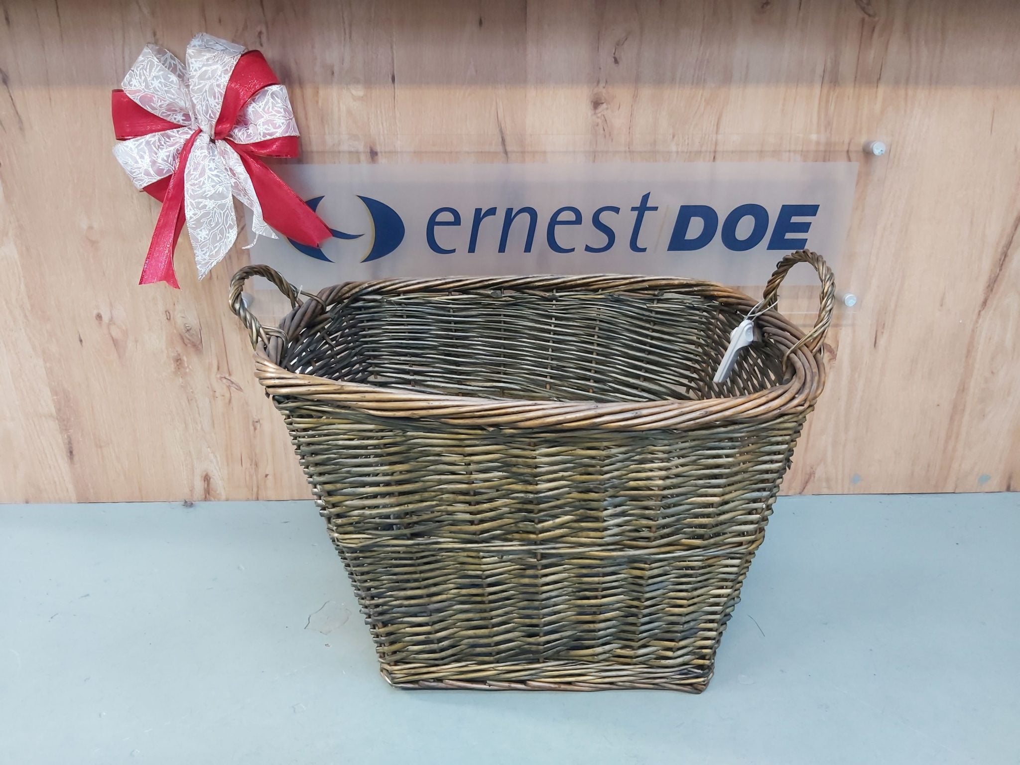 Manor Large Country Willow Log Basket 2