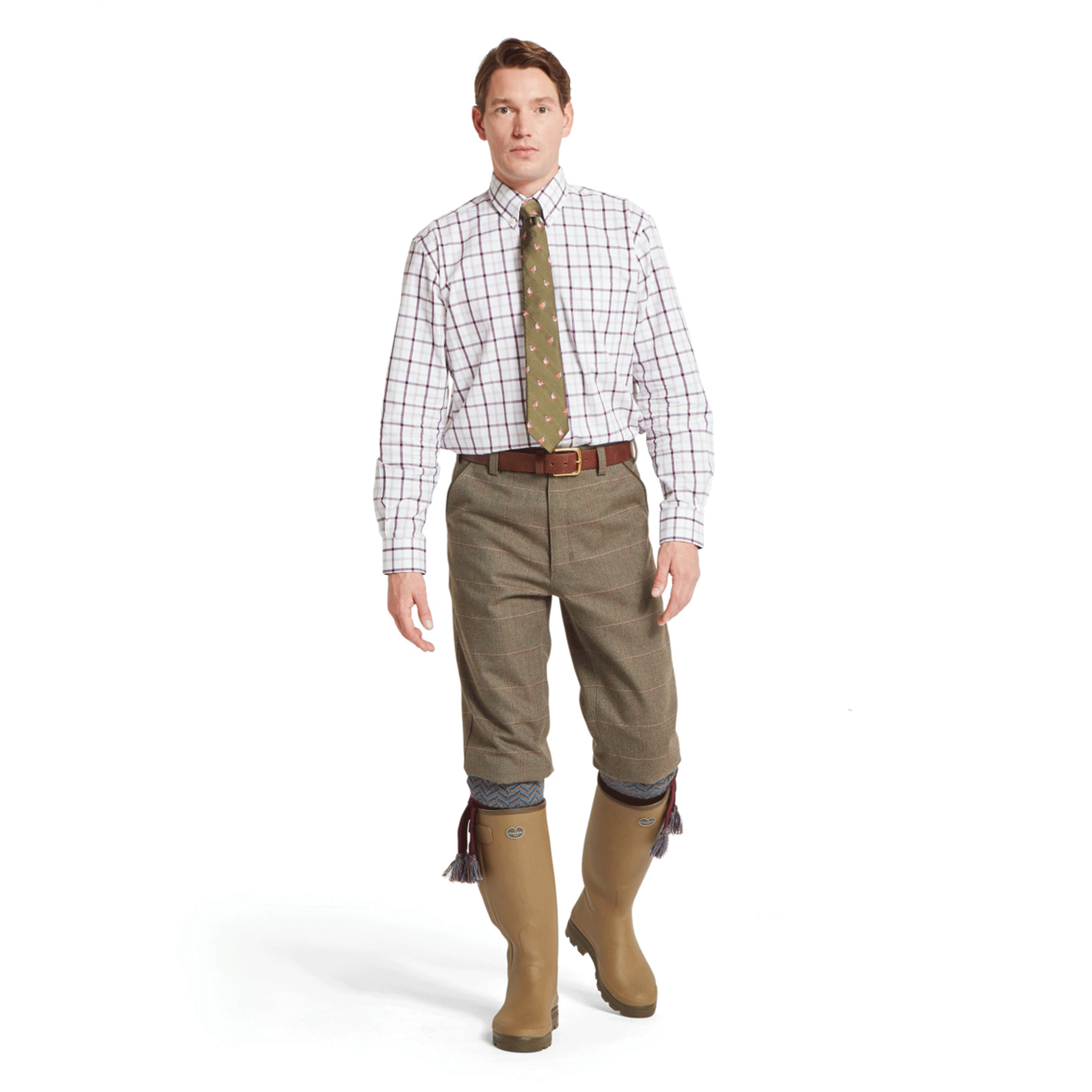 Schöffel Men's Country Ptarmigan Tweed Plus Twos Lochlane Tweed
