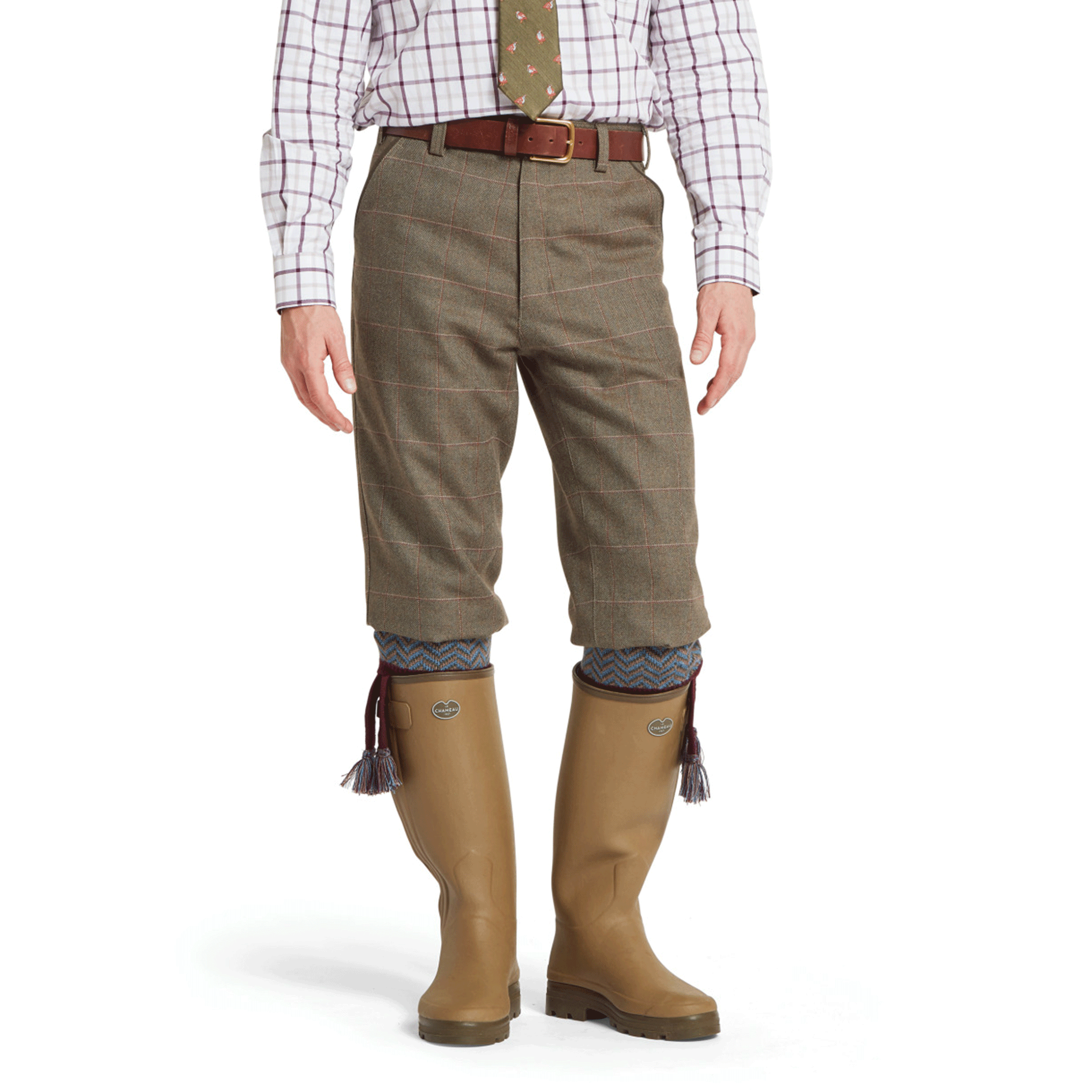 Schöffel Men's Country Ptarmigan Tweed Plus Twos Lochlane Tweed