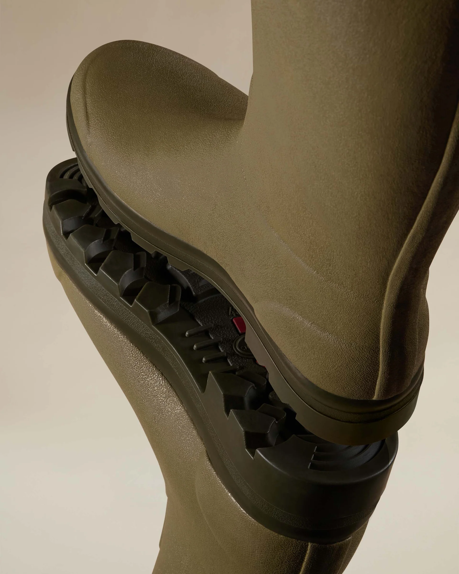 Le Chameau Men's Chasseur Cuir Leather Lined Boots Vert Vierzon