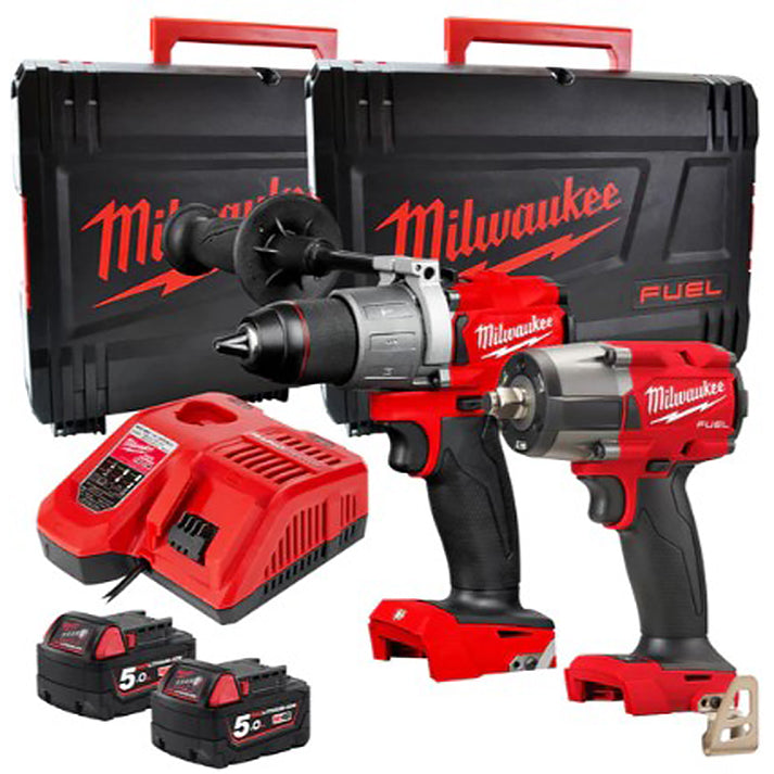 Milwaukee M18 FPP2F3-502X Drill combo