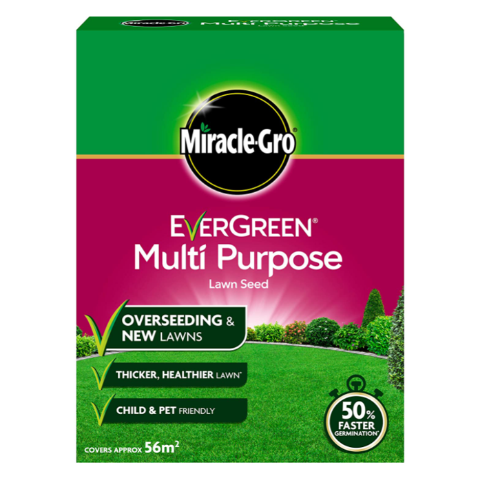 Miracle Gro EverGreen Multi-Purpose Lawn Seed 1.68kg 1