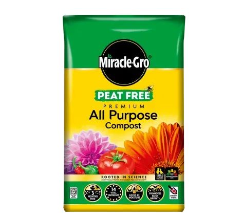 Miracle Gro Peat Free Premium All Purpose Compost 50L 1