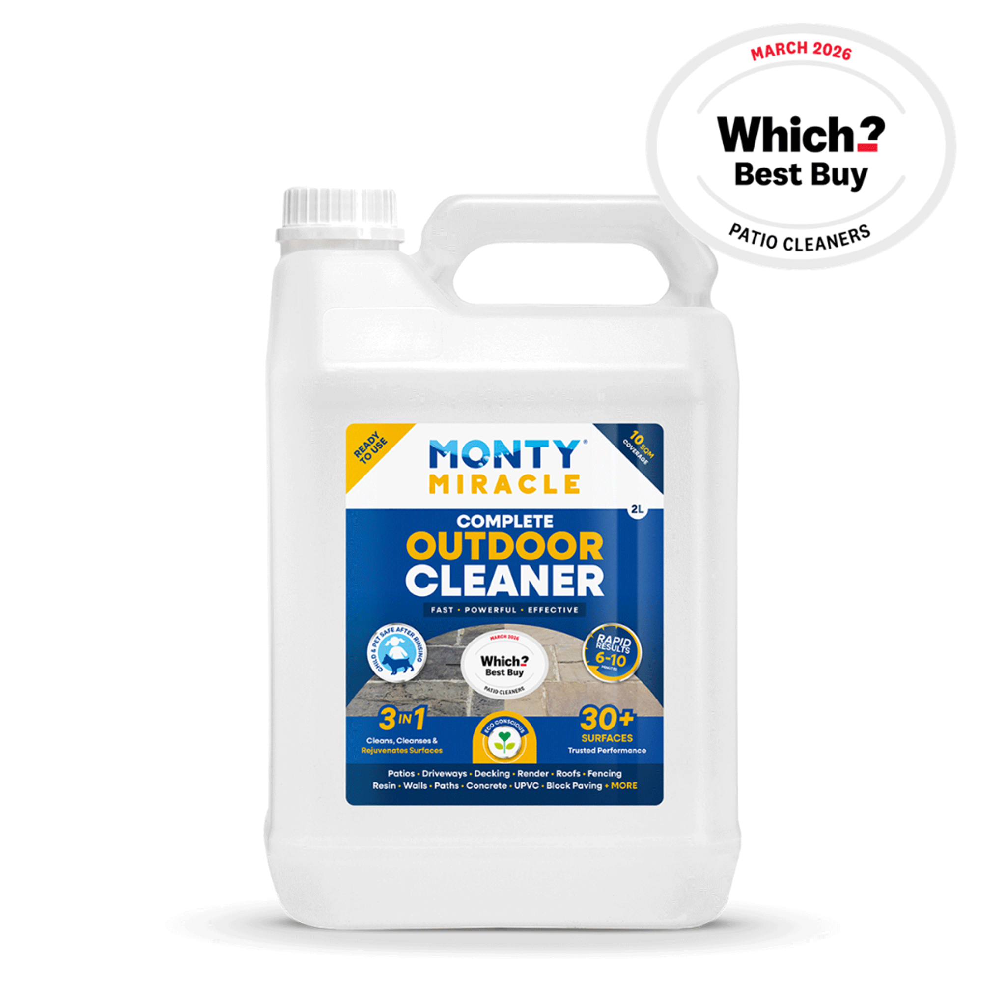 Monty Miracle Complete Outdoor Cleaner 2L