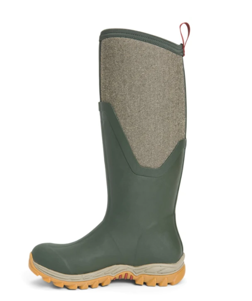 Muck Boot Ladies Arctic Sport II Tall Boots Olive-Herringbone Print 3