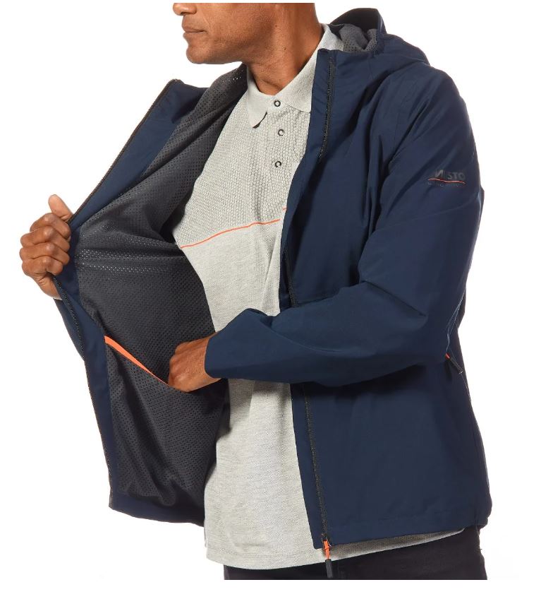 Musto Men's Land Rover Lite Rain Jacket Navy 4