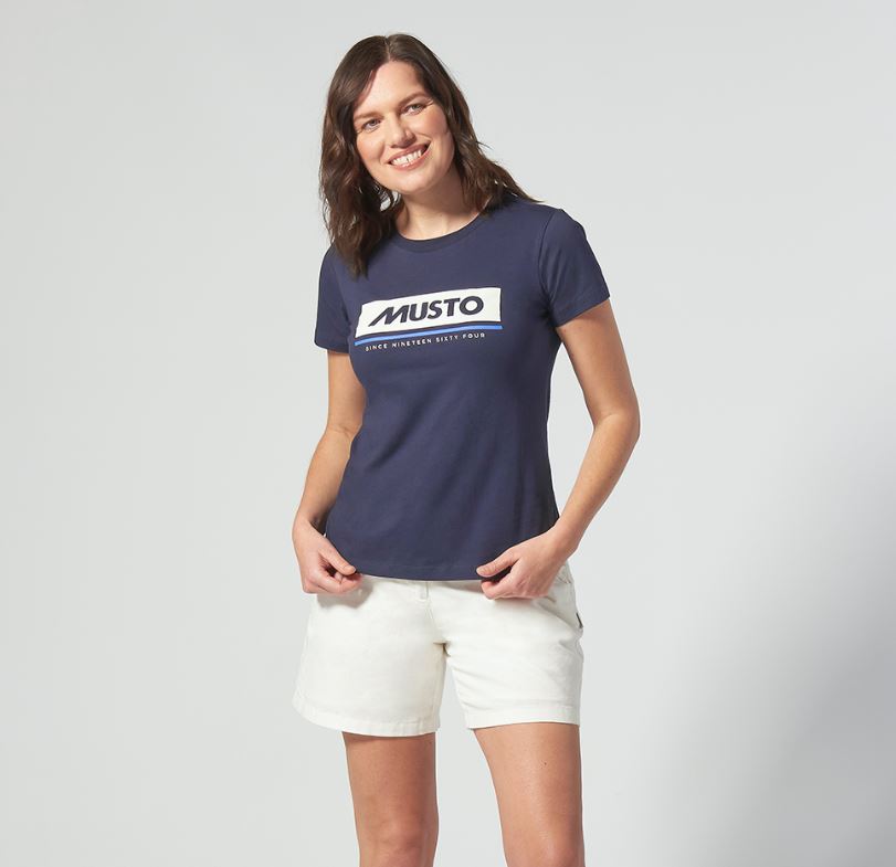 Musto Women's T-Shirt 2.0 True Navy 3