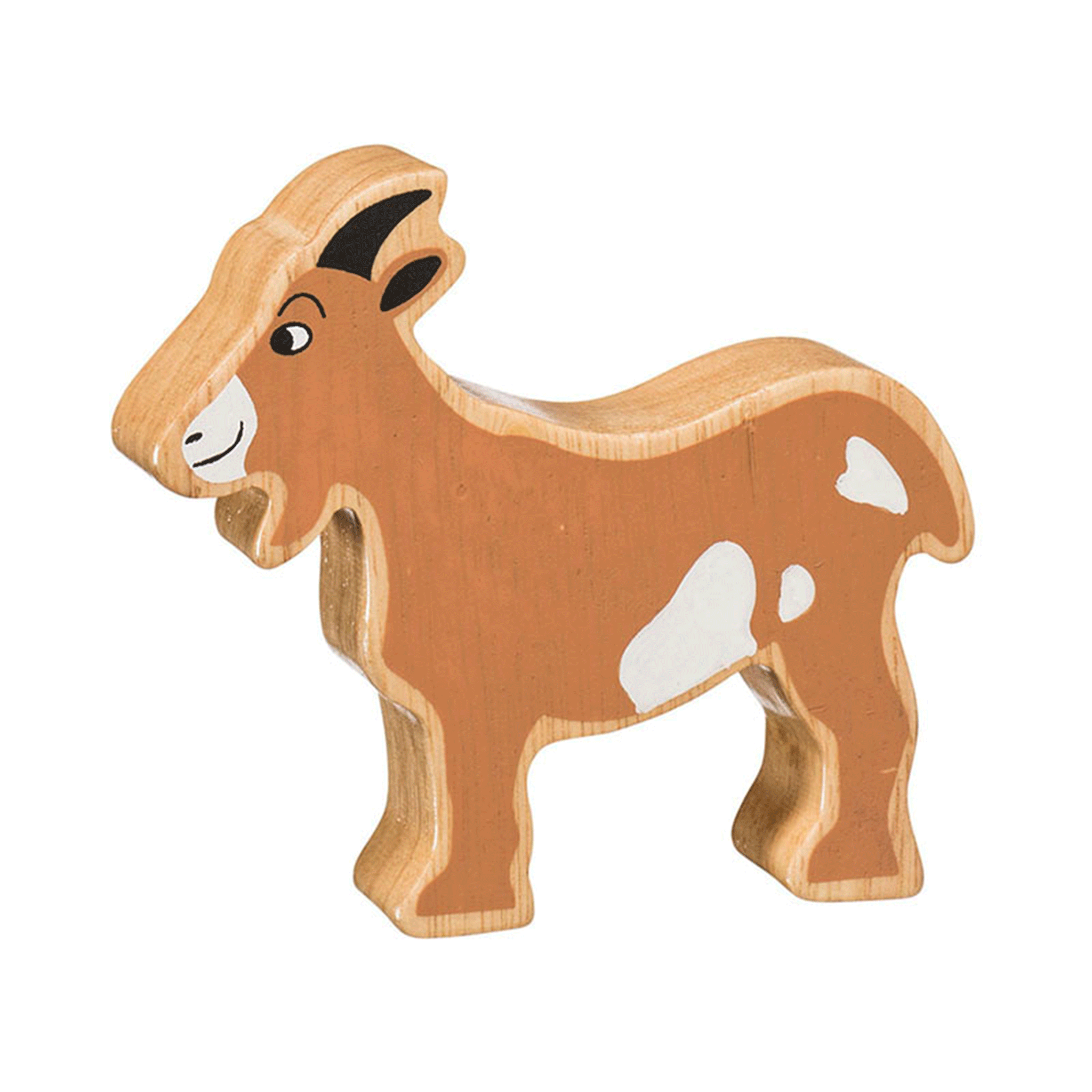 Lanka Kade Wooden Goat Toy Brown