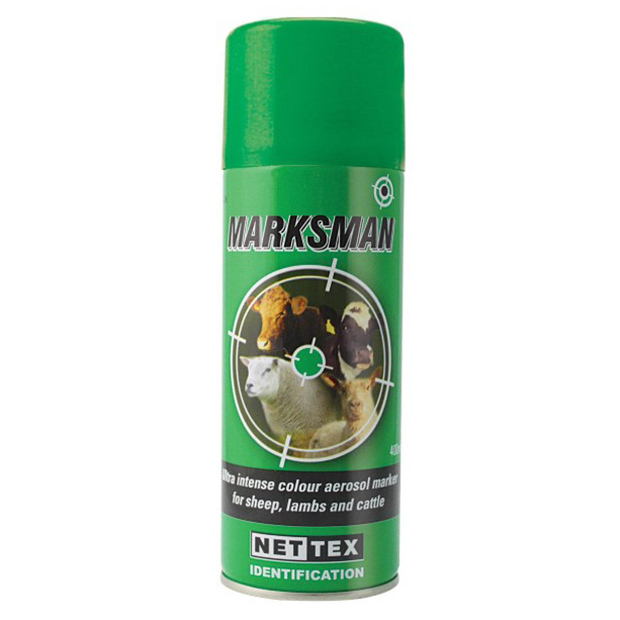 Nettex Marksman Marker Aerosol Spray 400ml (Assorted Colours)