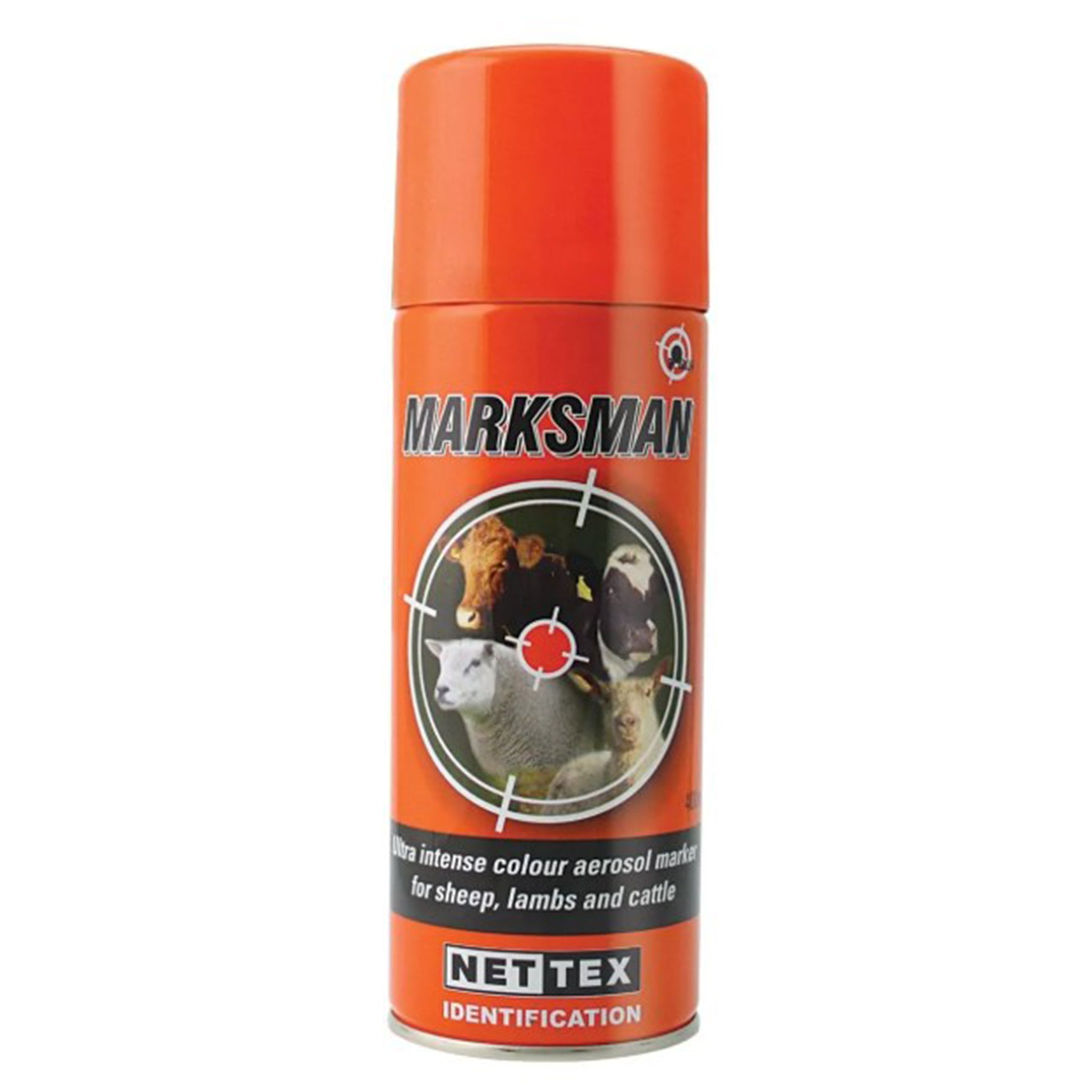 Nettex Marksman Marker Aerosol Spray 400ml (Assorted Colours)