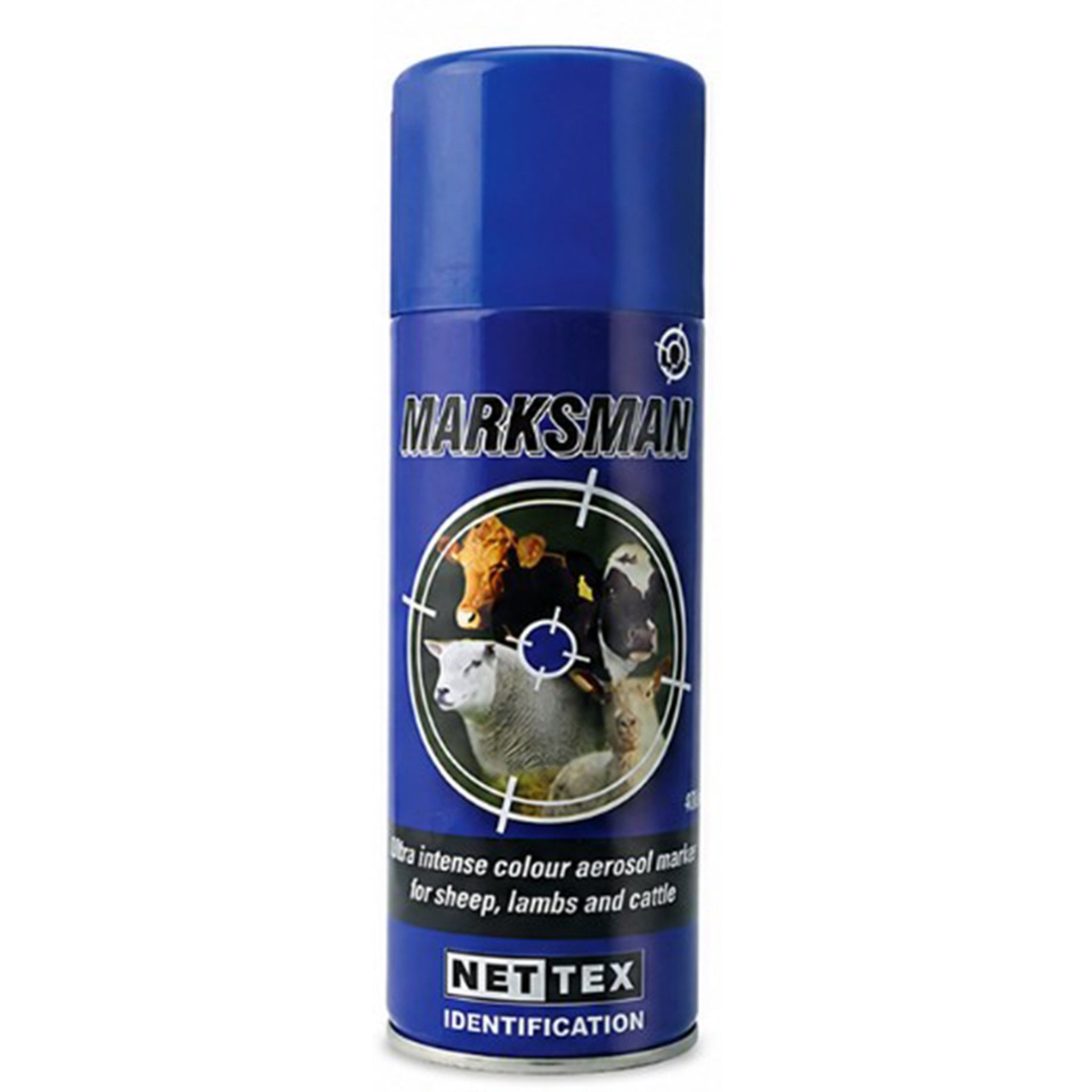 Nettex Marksman Marker Aerosol Spray 400ml (Assorted Colours)