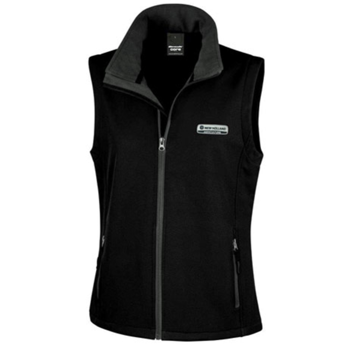 New Holland Ladies Softshell Gilet Black 1