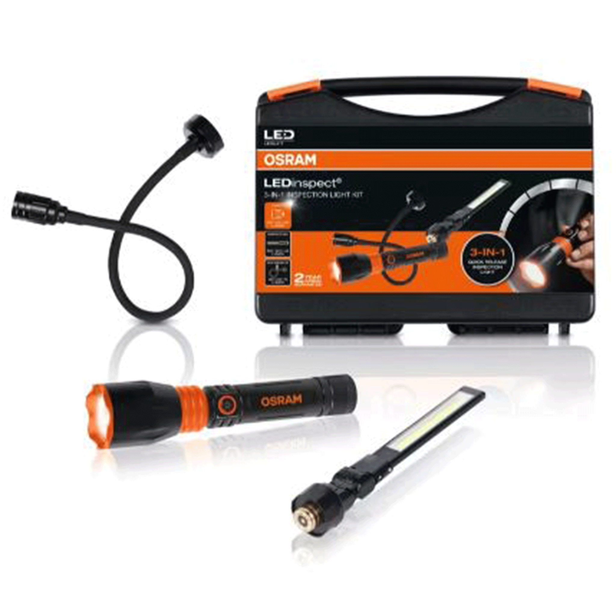 Osram Automotive LEDinspect 3-in-1 Inspection Light Kit