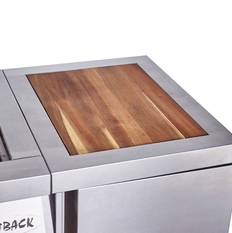 Outback Signature Pro Cylinder Housing Cabinet with Chopping Board 3