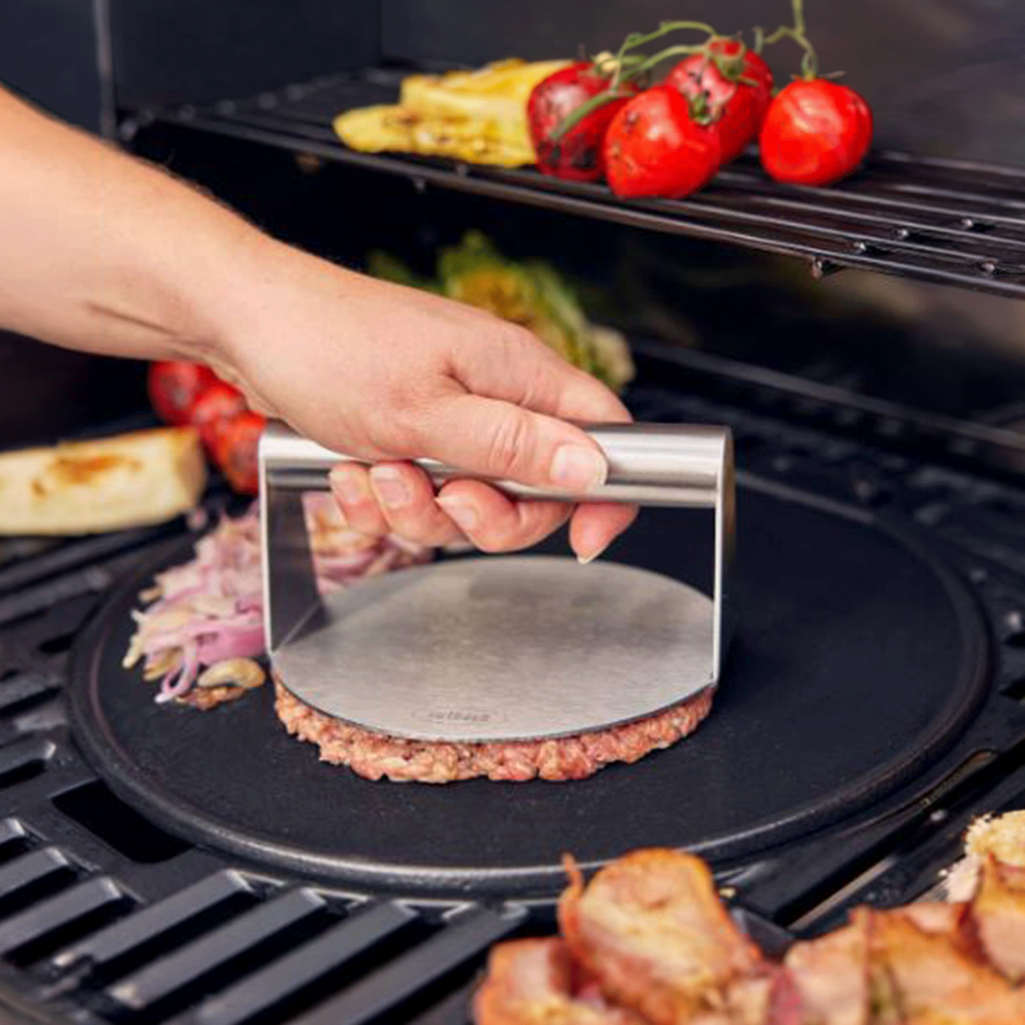 Outback Stainless Steel Burger Press