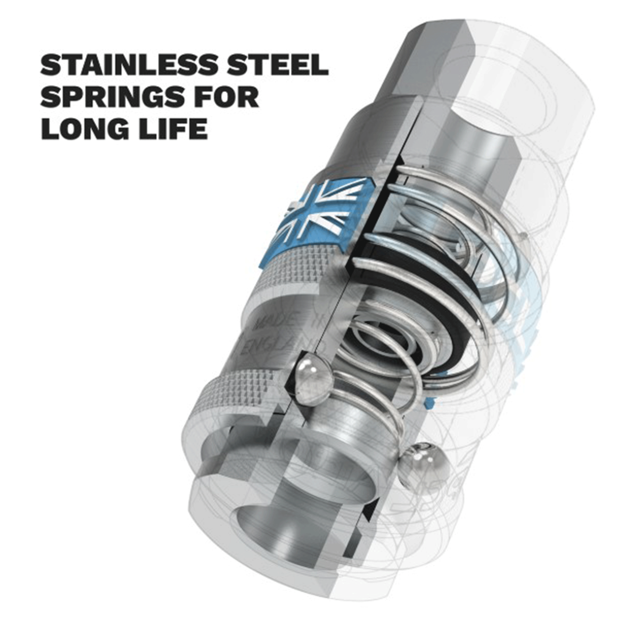 PCL Coupling Body with 3/8" Hose Tailpiece