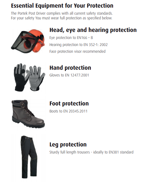 Portek 52cc Petrol Post Driver 5