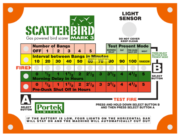 Portek Scatterbird Mk3 Gas Powered Bird Scarer 3