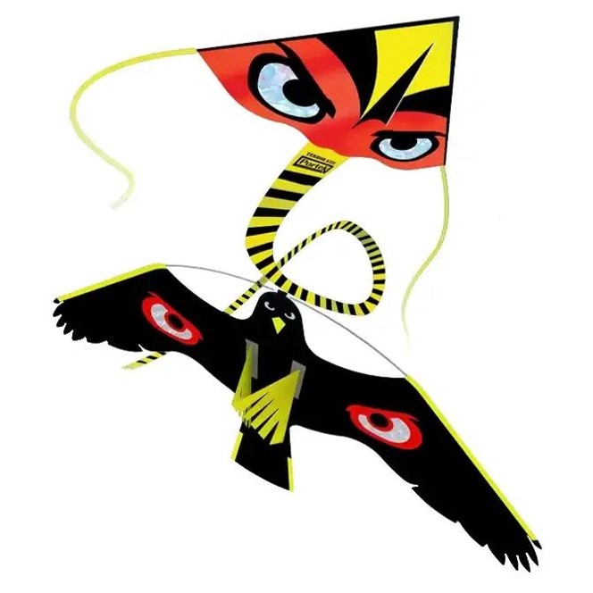 Portek Terror Kite & Terror Hawk Silent Bird Scaring Kites