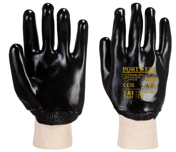 Portwest A400 PVC Knitwrist Gloves 2