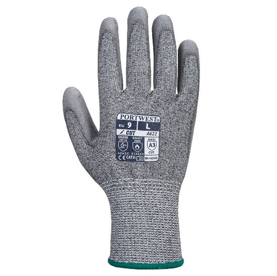 Portwest A662 MR Cut PU Palm Glove Grey 2