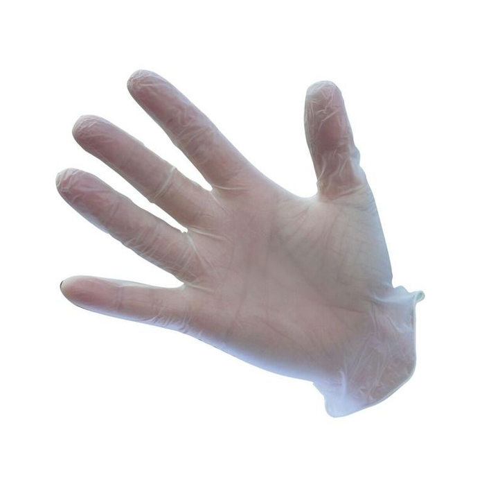 Portwest A905 Powder Free Clear Disposable Vinyl Gloves (Box of 100) 1
