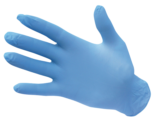 Portwest A925 Powder Free Blue Nitrile Disposable Gloves (Box of 100) 2