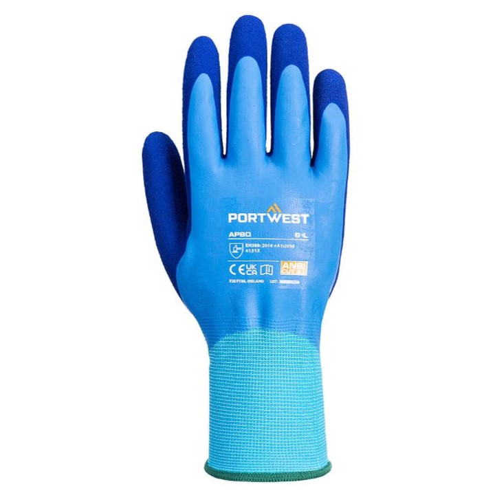 Portwest AP80 Liquid Prove Glove Blue 1