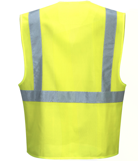 Portwest C472 Class 2 Hi-Vis One Band & Brace Vest Yellow 2