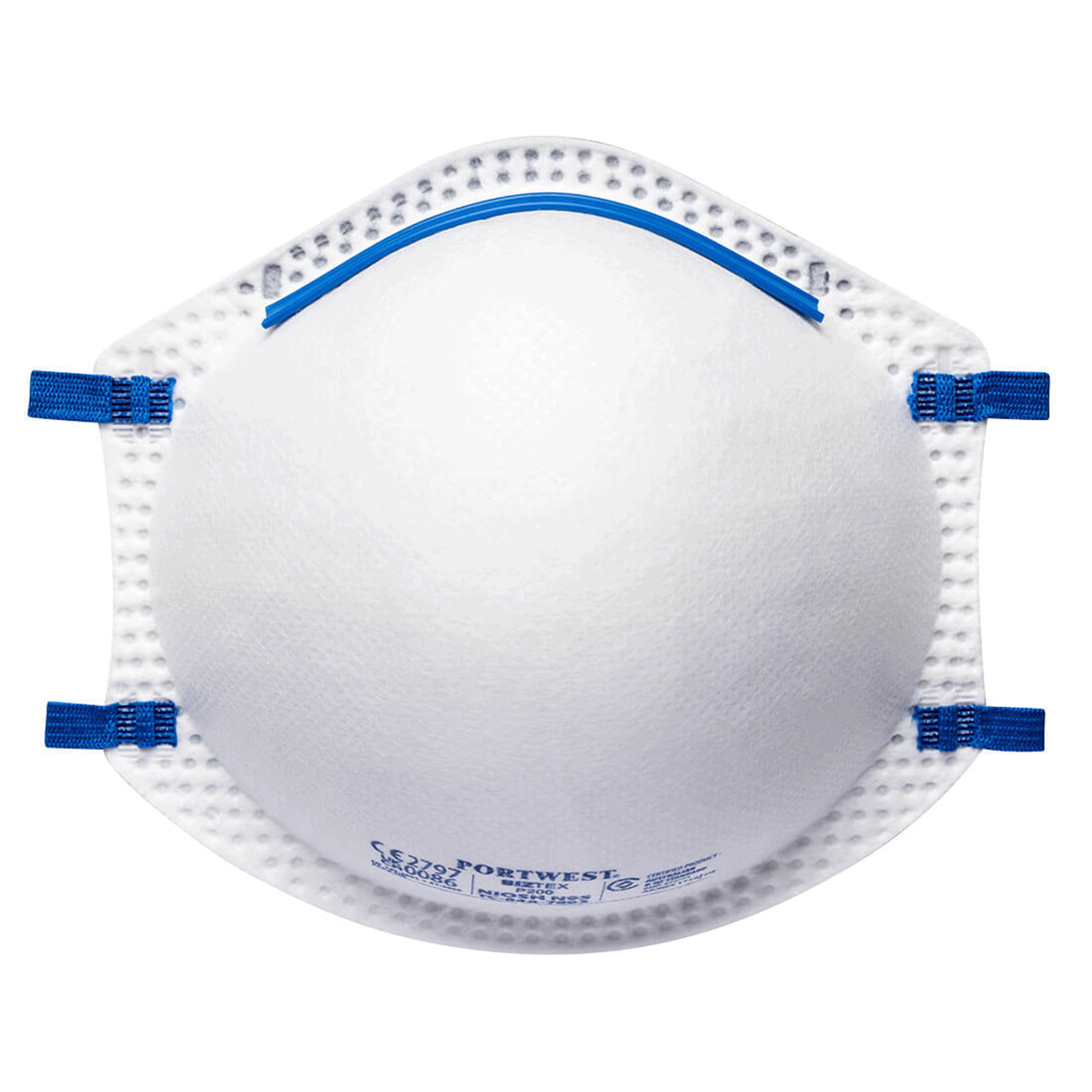 Portwest P200 FFP2 Respirator in White (Pack of Twenty)