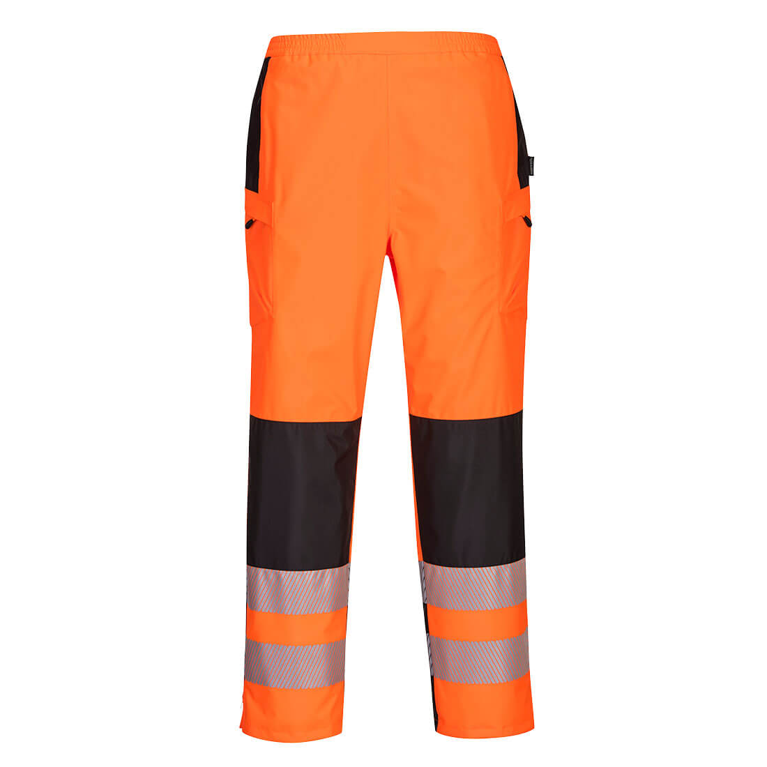 Portwest PW386 Hi-Vis Women's Rain Trousers Orange-Black 2