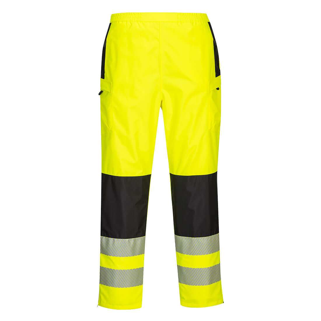 Portwest PW386 Hi-Vis Women's Rain Trousers Yellow-Black 1